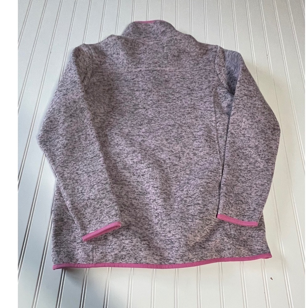 Simply Southern Womens Purple Marl Quarter Snap Fleece Pullover Sweater Large - Picture 7 of 9